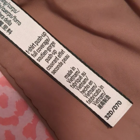 Victoria's Secret Convertible T-shirt Push-up Full Coverage Bra 32D - Picture 6 of 8